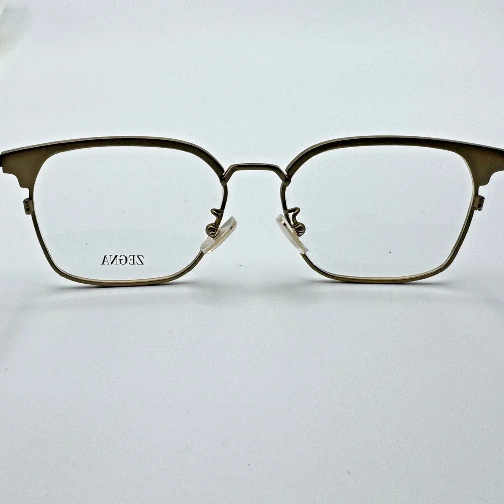 Ermenegildo Zegna Eyeglasses Frames EZ5335-D 046 Matte Light Brown 52-16-145 New